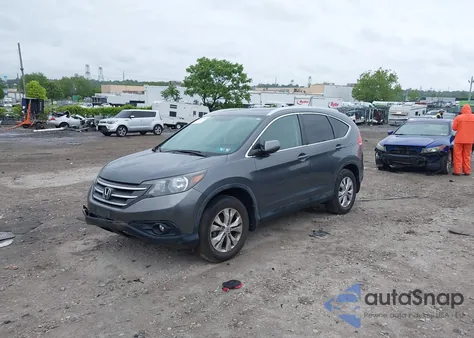 2013 Honda Cr-V Ex-L from USA, damaged, VIN 2HKRM4H79DH602070